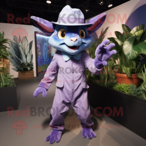 Lavendel Chupacabra maskot...