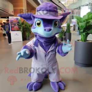 Lavendel Chupacabra maskot...