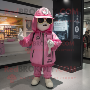 Rosa Untoten Maskottchen...