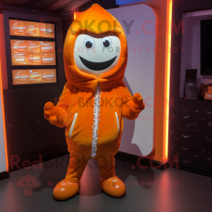 Orange Chokolade maskot...