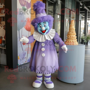 Lavendel Clown mascotte...