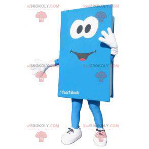 Giant blue book mascot - Redbrokoly.com