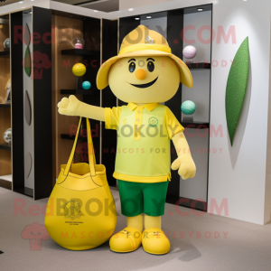Yellow Pot Of Gold maskot...