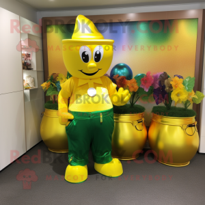 Postava maskota Yellow Pot...