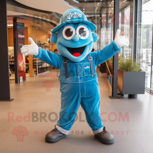 Turquoise Gyro mascotte...