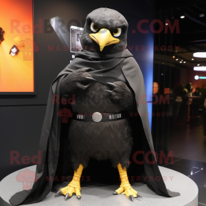 Black Falcon maskot kostym...