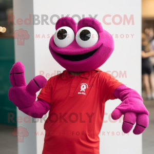 Magenta Crab mascotte...