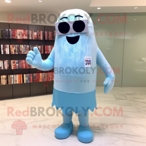 Sky Blue Ghost mascotte...