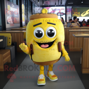 Yellow Burgers mascotte...
