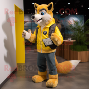 Yellow Wolf mascotte...