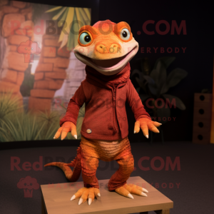 Rust Geckos maskot kostume...