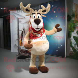  Reindeer maskot kostyme...