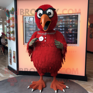 Red Crow mascotte kostuum...