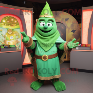 Green Wizard mascotte...