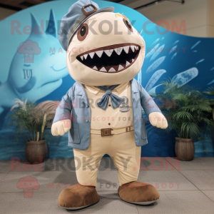 Tan Megalodon mascotte...