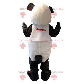 Mascota panda bastante blanco y negro - Redbrokoly.com