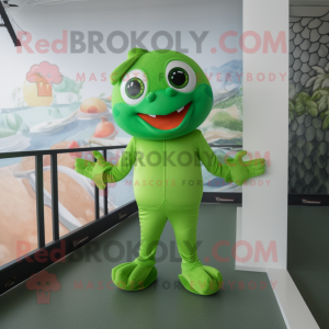 Green Goldfish mascotte...