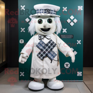 Postava maskota bílého...