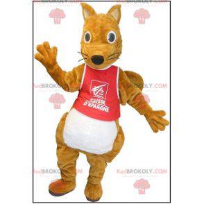 Plump og søt brun ekorn maskot - Redbrokoly.com
