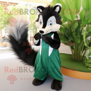 Forest Green Skunk mascotte...