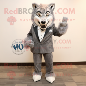 Gray Say Wolf mascotte...