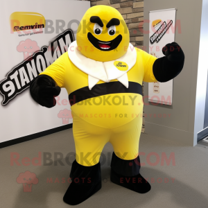 Citrongul Strongman maskot...