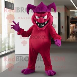 Magenta Devil mascotte...