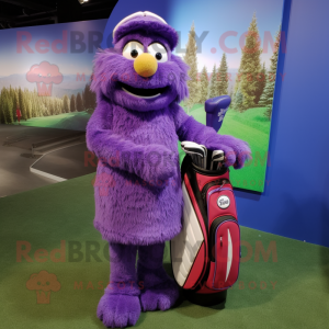 Fioletowa torba golfowa w...