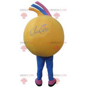 Oranžový maskot nebo obří klementinka - Redbrokoly.com
