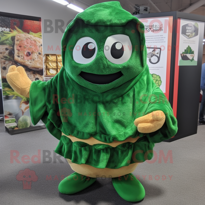 Forest Green Nachos mascot costume character dressed with a Hoodie and Anklets Forest Green Nachos mascot costume character dressed with a Hoodie and Anklets