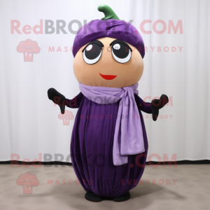  Aubergine maskot kostume...