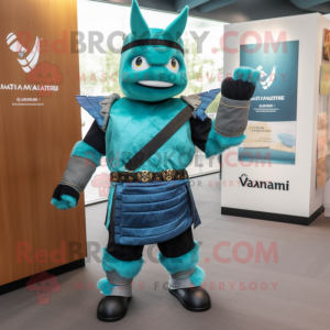 Teal Samurai mascotte...