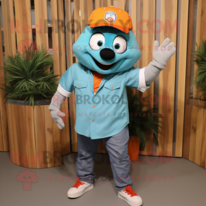 Teal Orange mascotte...