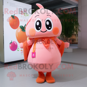 Peach Plum maskot kostume...