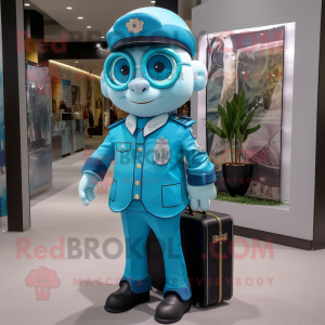 Turkis politibetjent maskot...