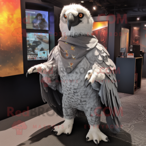 Gray Eagle mascotte kostuum...