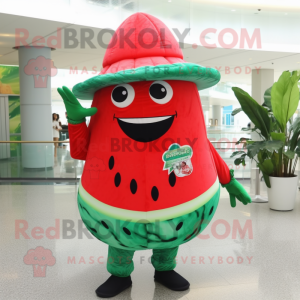  Vattenmelon maskot kostym...