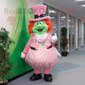 Roze kabouter mascotte...