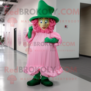 Pink Leprechaun maskot...