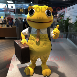 Yellow Frog mascotte...