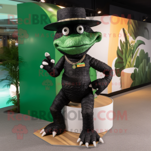 Black Crocodile mascotte...