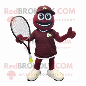 Kastanjebruin tennisracket...