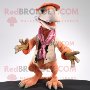 Peach Deinonychus mascotte...