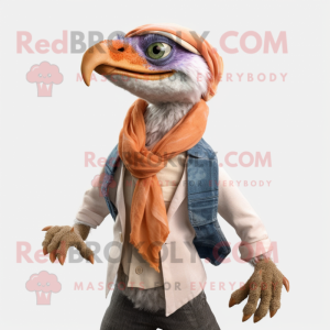 Peach Deinonychus maskot...