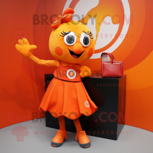 Postava maskota Orange...