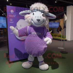 Lavendel Merino Får maskot...