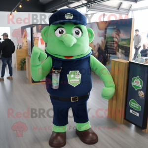 Navy Green Beer maskot...
