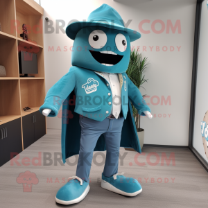 Teal Tacos maskot kostume...