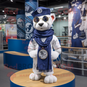Navy Pendant maskot kostume...