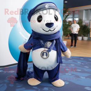 Navy anheng maskot kostyme...
